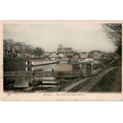 MEAUX: vue prise du quai thiers - très bon état