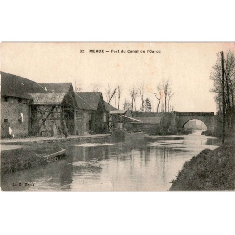 MEAUX: port du canal de l'ourcq - très bon état