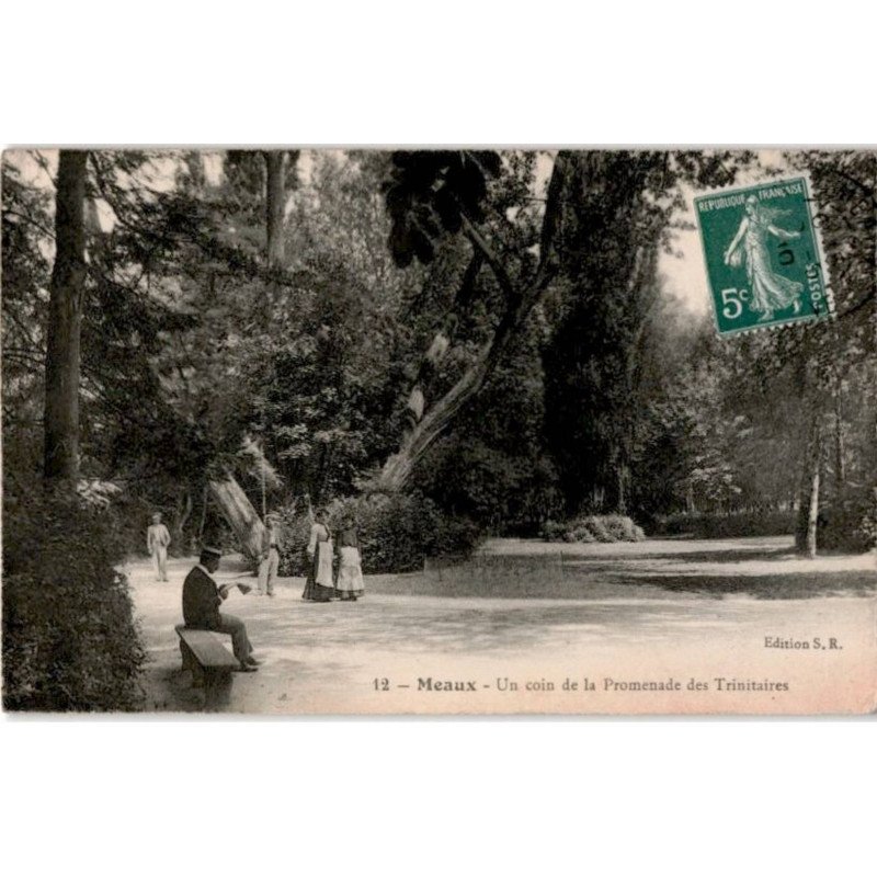 MEAUX: un coin de la promenade des trinitaires - très bon état