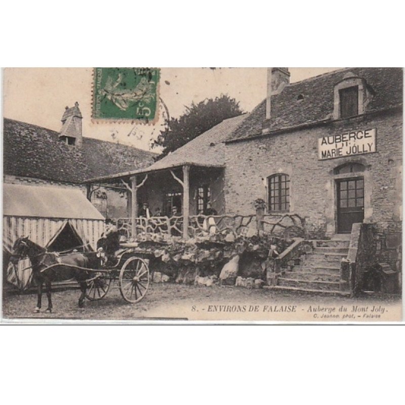 Environs de FALAISE : l'Auberge du Mont Jolly vers 1905 - très bon état