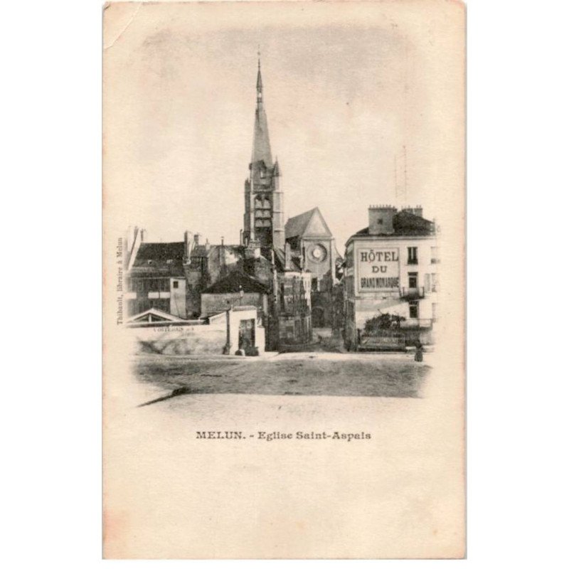 MELUN: église saint-aspais - état