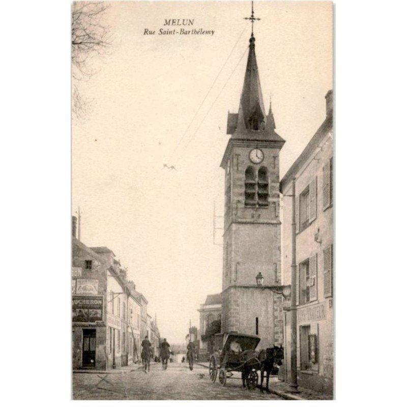MELUN: rue saint-barthélemy - très bon état
