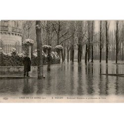 MELUN: boulevard gambetta et promenade de vaux - très bon état