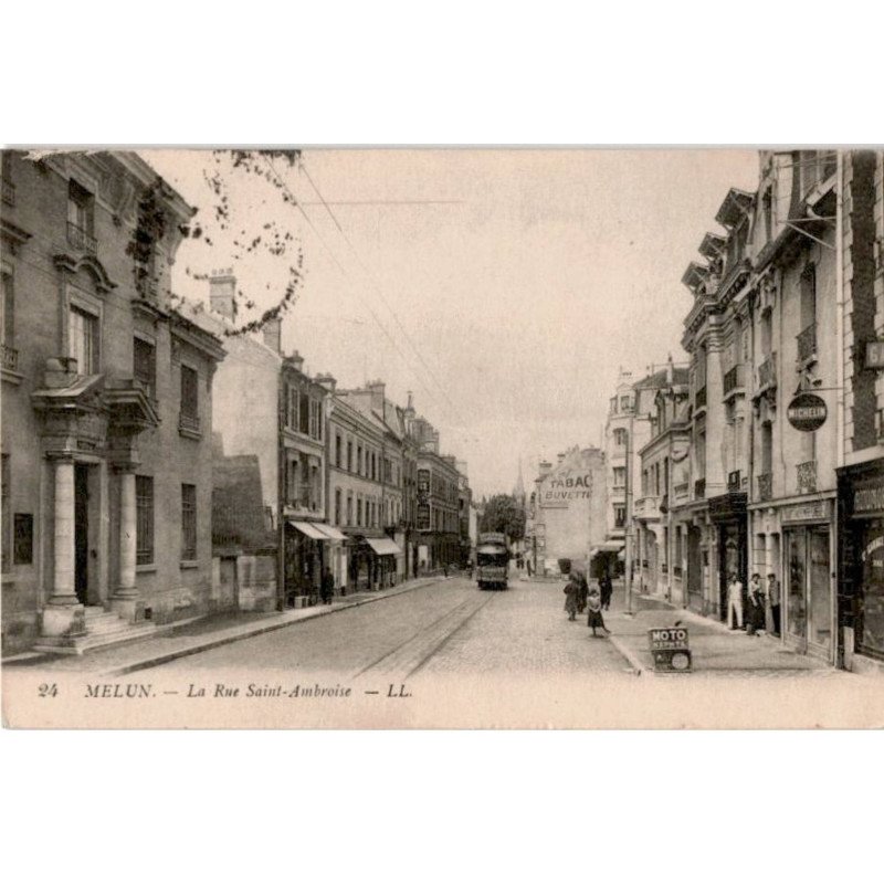 MELUN: la rue saint-ambroise - très bon état