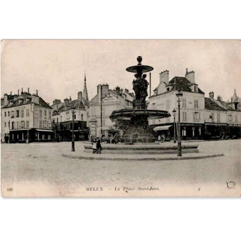 MELUN: la place saint-jean - état