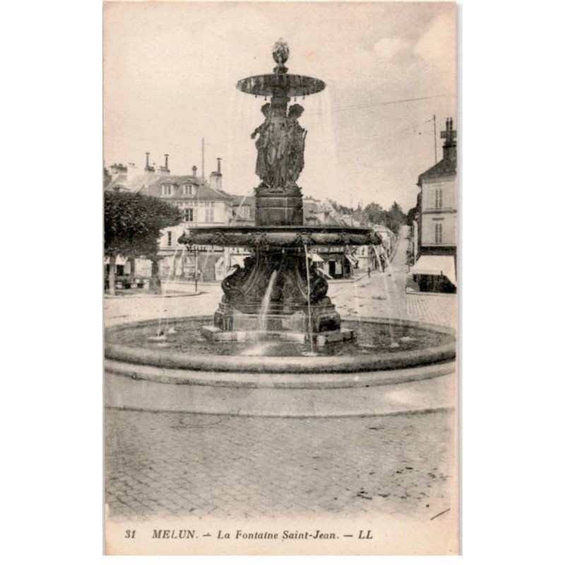 MELUN: la fontaine saint-jean - très bon état