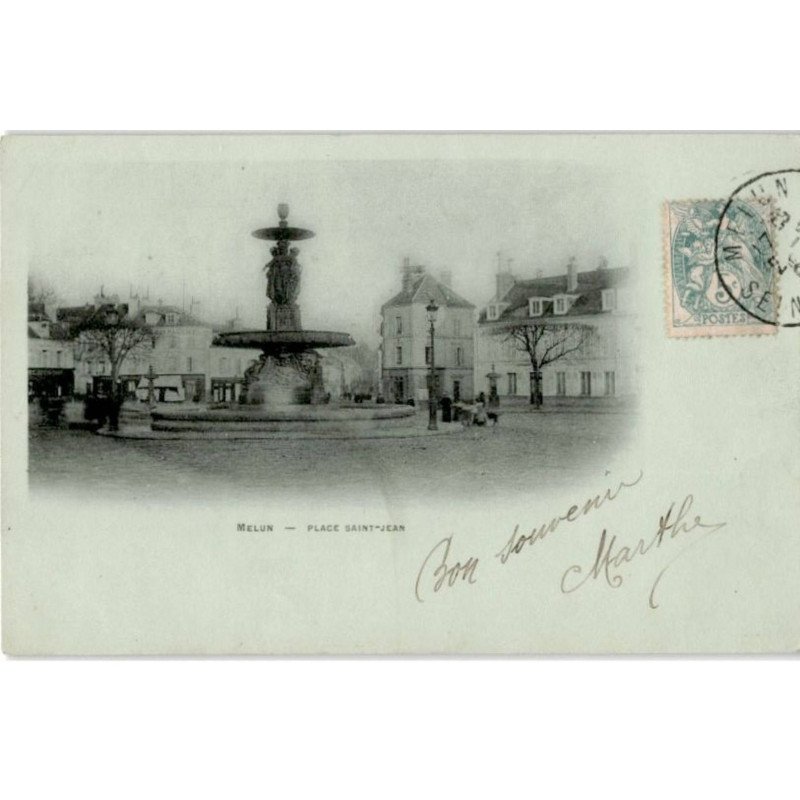 MELUN: place saint-jean - très bon état
