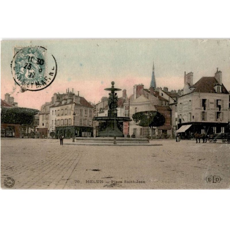 MELUN: place saint-jean - très bon état