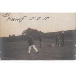 BIARRITZ : carte photo d'un golfeur en 1912 - très bon état
