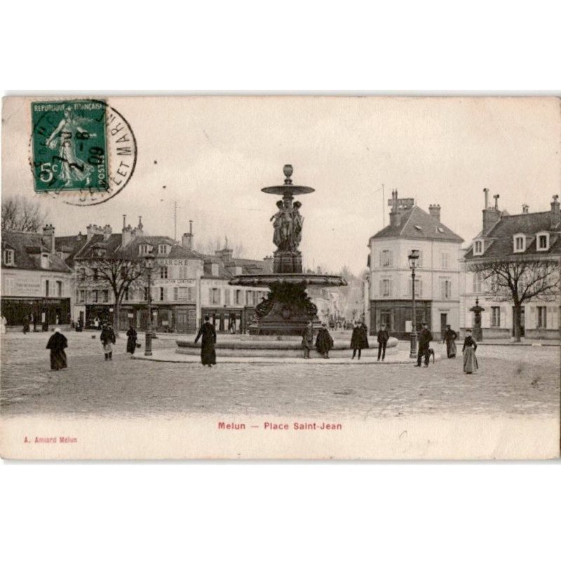 MELUN: place saint-jean - très bon état