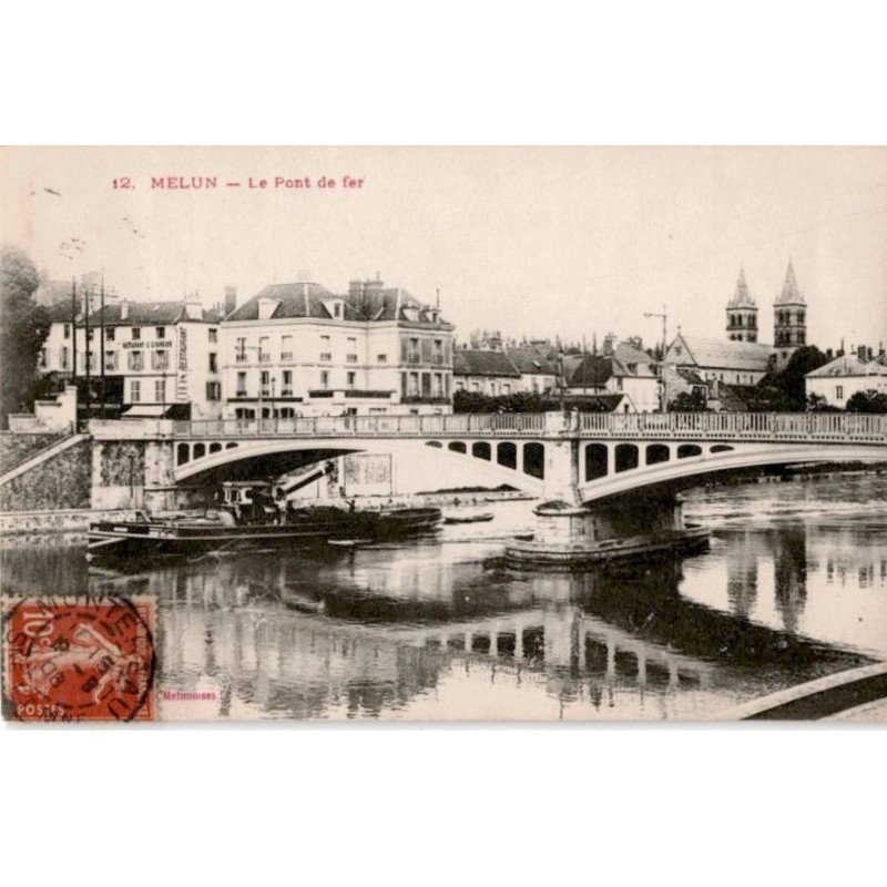 MELUN: le pont de fer - très bon état