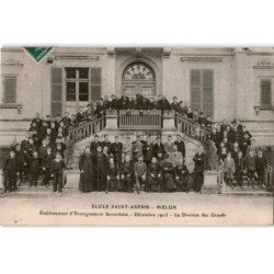 MELUN: école saint-asapais établissement d'enseignement secondaire décembre 1913 la division des grands - très bon état