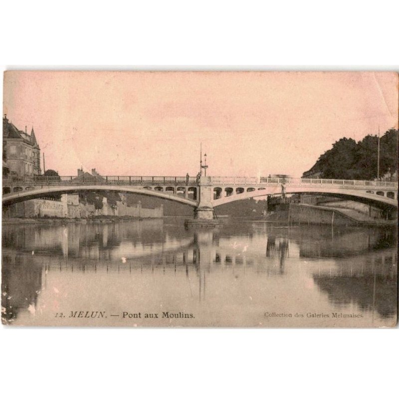 MELUN: pont aux moulins - état