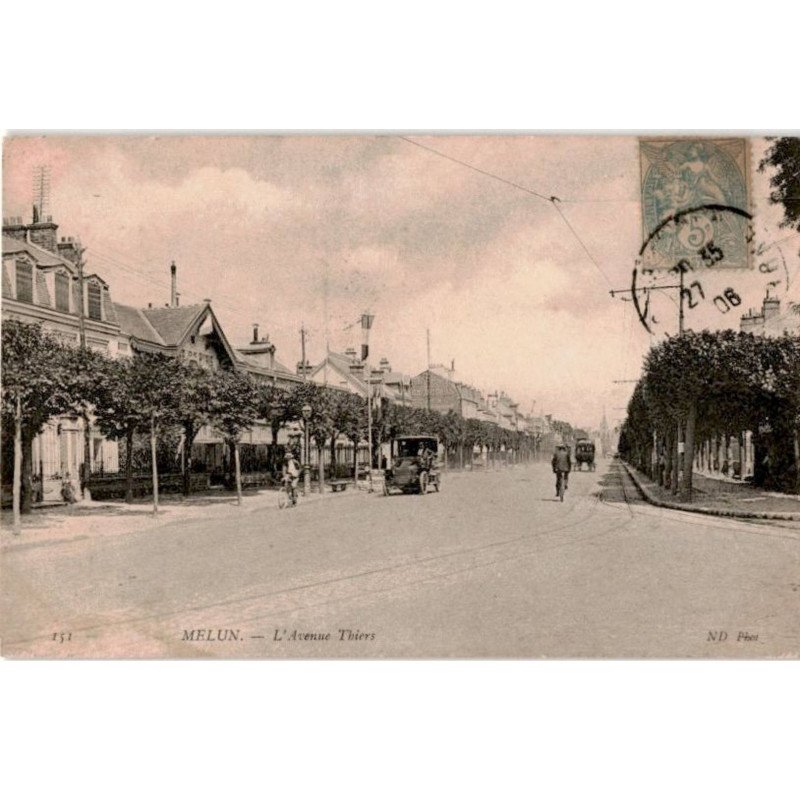 MELUN: l'avenue thiers - très bon état