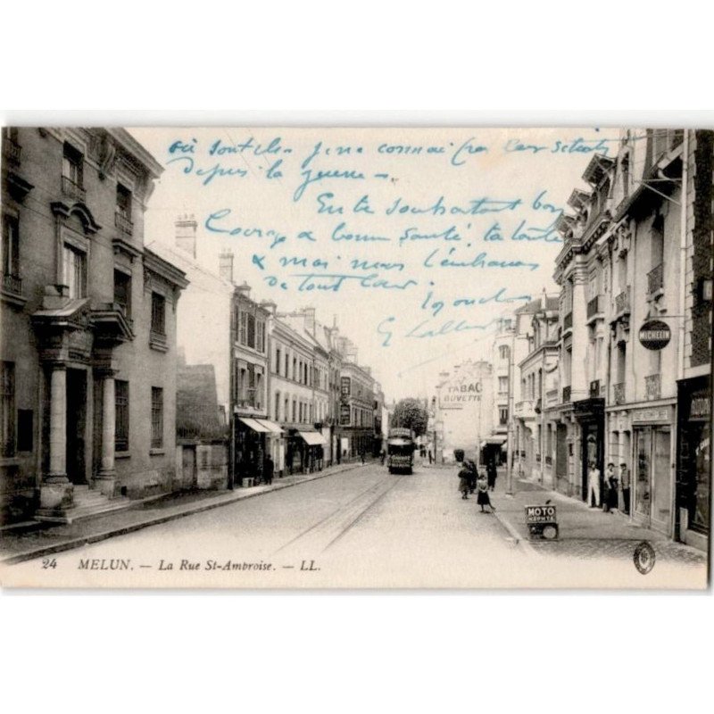 MELUN: la rue saint-ambroise - très bon état