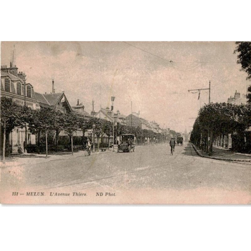 MELUN: l'avenue thiers - très bon état