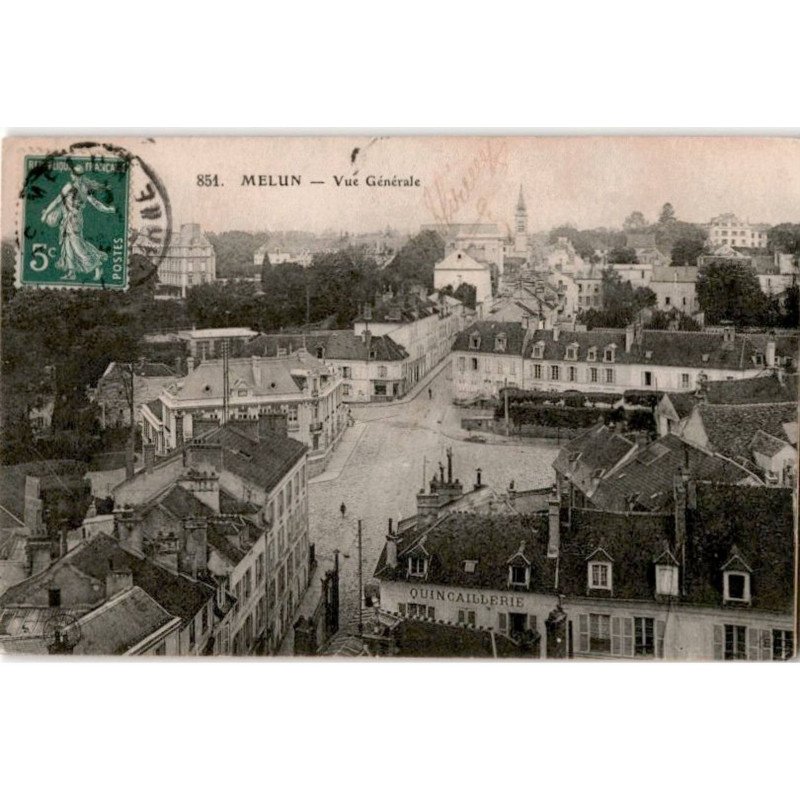 MELUN: vue générale - très bon état