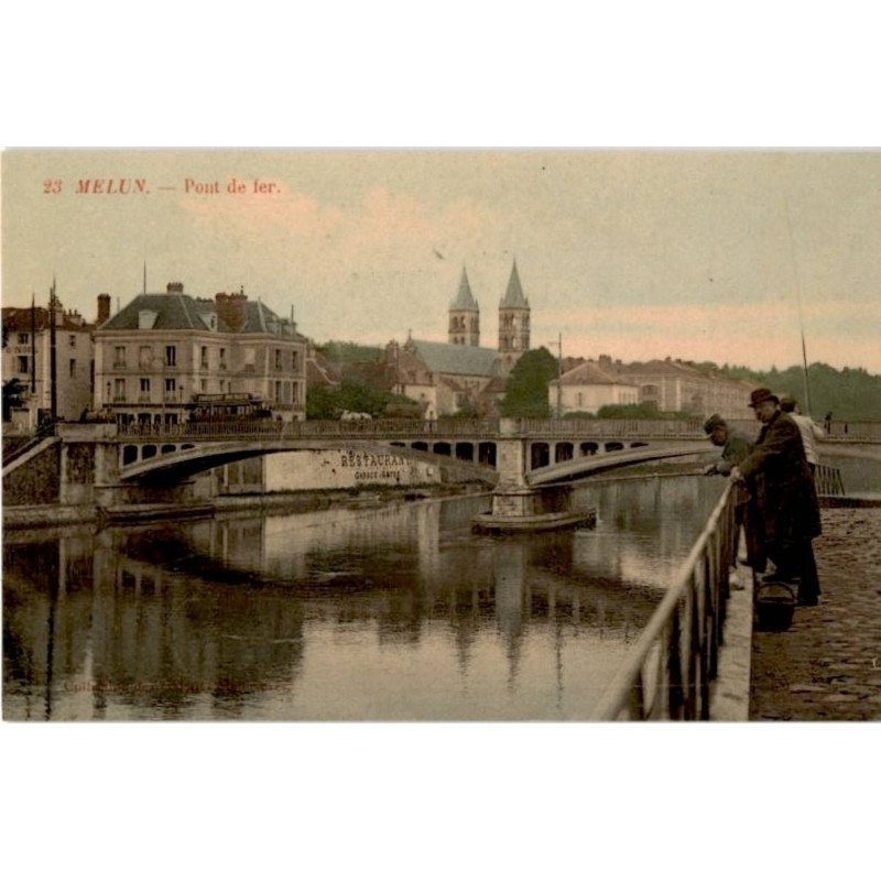 MELUN: pont de fer - très bon état