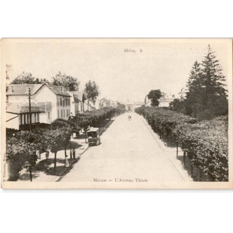 MELUN: l'avenue thiers - très bon état