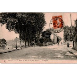MELUN: la route du mée et le quai pasteur - très bon état