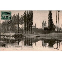 MELUN: l'église notre-dame et la prison centrale - très bon état