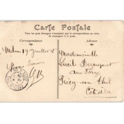 MELUN: l'église notre-dame et la prison centrale - très bon état