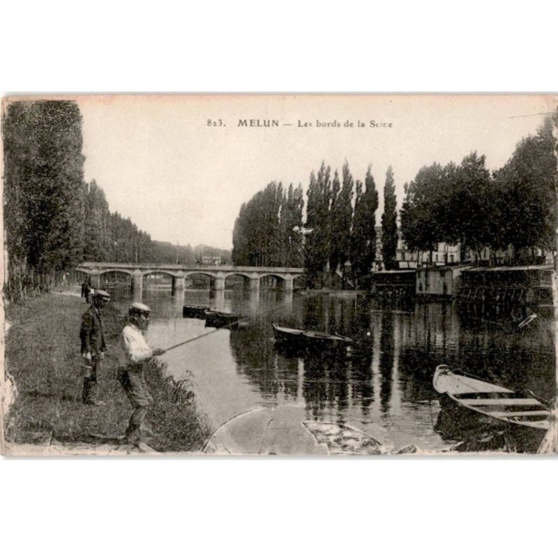 MELUN: les bords de la seine - très bon état