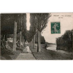MELUN: vue sur la seine côté est - très bon état