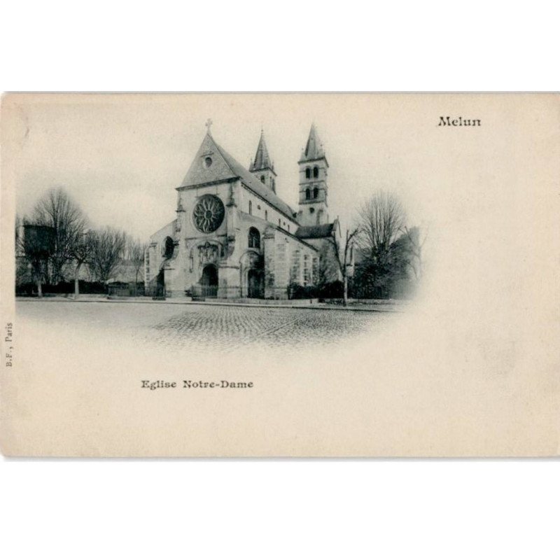 MELUN: église notre-dame - très bon état