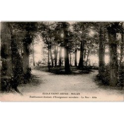 MELUN: école saint-aspais établissment diocésain d'enseignement secondaire le parc allée - très bon état