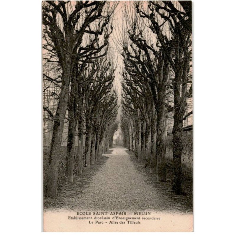 MELUN: école saint-aspais établissement diocésain d'enseignement secondaire le parc allée des tilleuls - très bon état