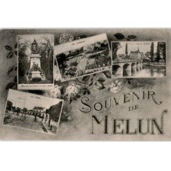 MELUN: souvenir de melun - très bon état