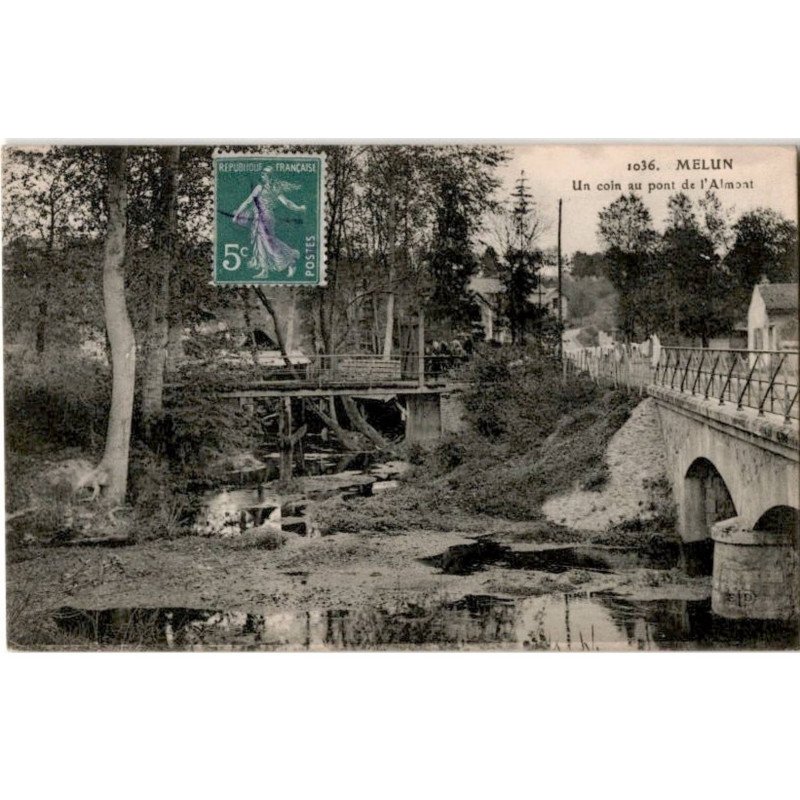 MELUN: un coin au pont de l'almont - très bon état