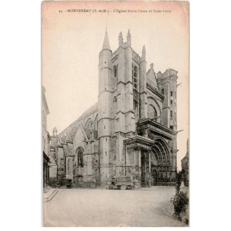 MONTEREAU: l'église notre-dame et saint-loup - état