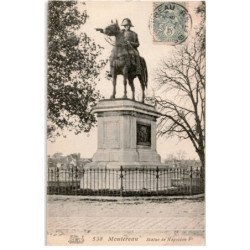 MONTEREAU: pstatue de napoléon 1er - très bon état