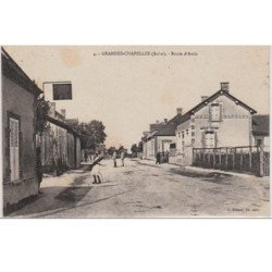 GRANDES CHAPELLES : la route d'Arcis vers 1920 - très bon état