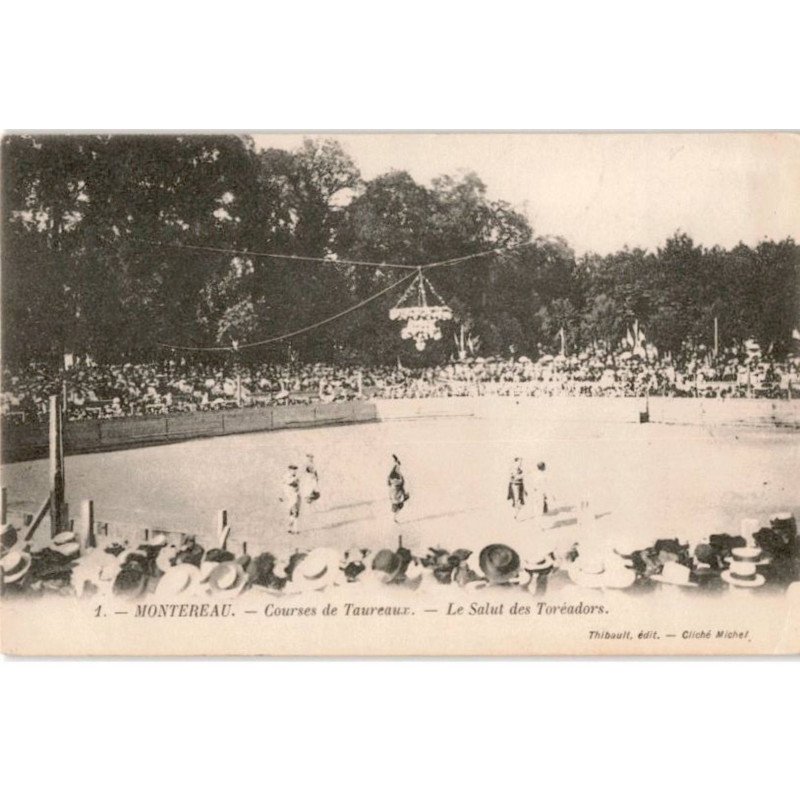 MONTEREAU: courses de taureaux - très bon état