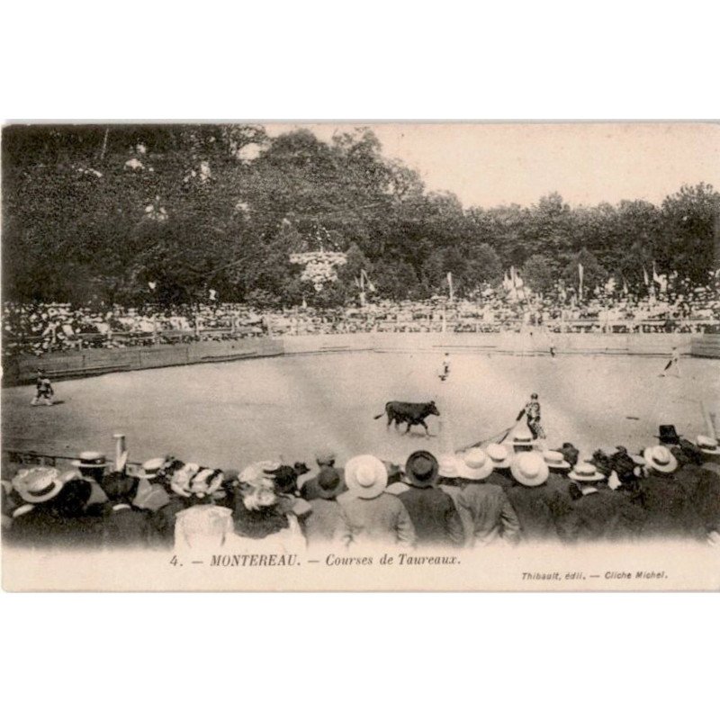 MONTEREAU: courses de taureaux - très bon état