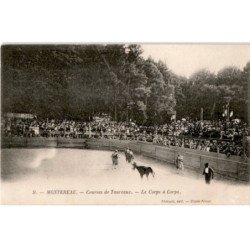 MONTEREAU: courses de taureaux, le corps à corps - très bon état