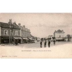 MONTEREAU: place et avenue de la gare - très bon état