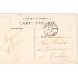 MONTEREAU-FAULT-YONNE: la grande rue et l'église notre-dame - très bon état