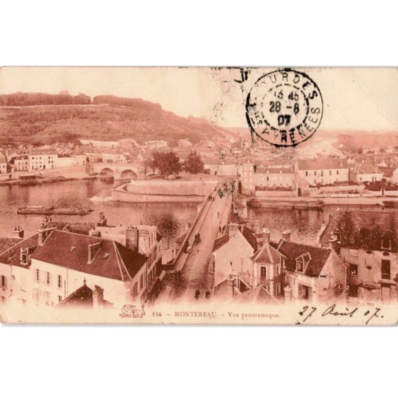 MONTEREAU: vue panoramique - très bon état
