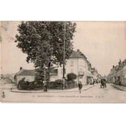 MONTEREAU: place gambetta et grande rue - très bon état