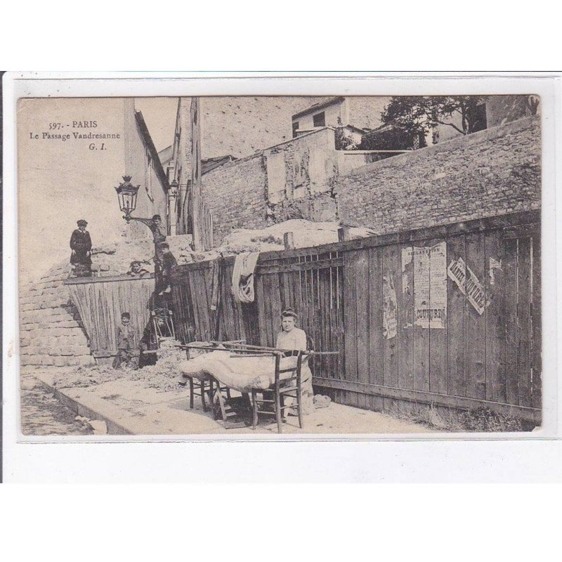 PARIS: le passage vendresanne, matelasserie, métier - état PARIS: le passage vendresanne, matelasserie, métier - état