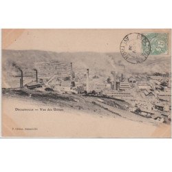 DECAZEVILLE : vue des usines vers 1900 - très bon état