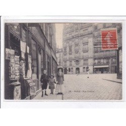 PARIS: rue clotaire, marchand de cartes postales - très bon état