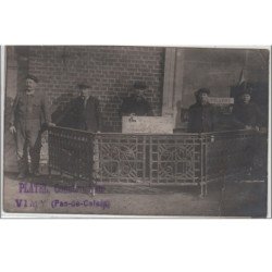VIMY : carte photo du constructeur PLATEL vers 1910 - bon état (un petit pli d'angle)