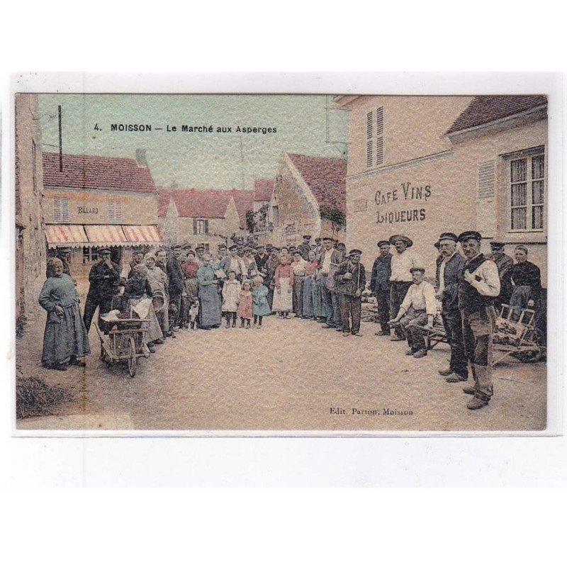 MOISSON: le marché aux asperges - état