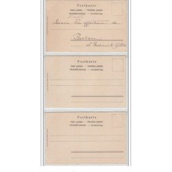 KIRCHNER Raphaël : série de 6 cartes postales "Noël 1901" - très bon état