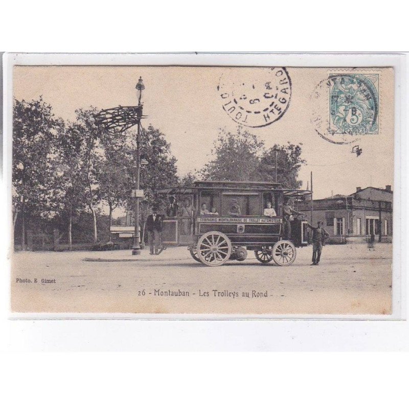 MONTAUBAN: les trolleys au rond, autobus - très bon état MONTAUBAN: les trolleys au rond, autobus - très bon état